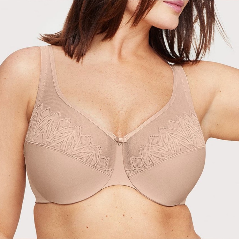 Glamorise Women's Plus Size Wonderwire Minimizer Bra Underwire #9003 42h